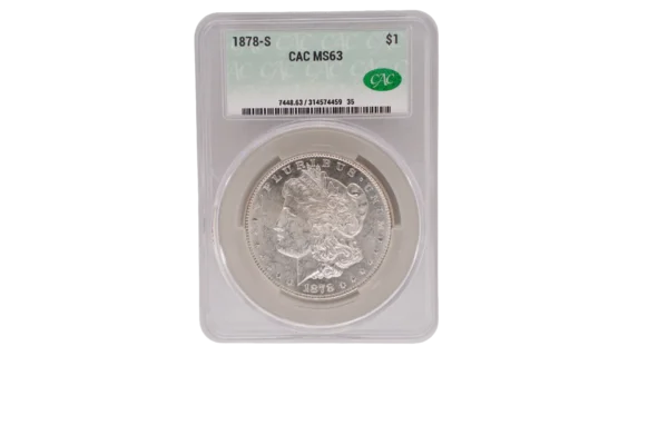 1878 S Morgan Dollar 1 Silver MS63