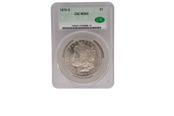 1878 S Morgan Dollar 1 Silver MS64