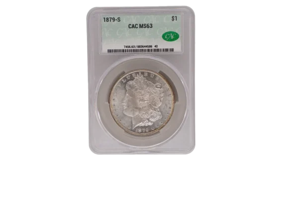 1879 S Morgan Dollar 1 Silver MS63