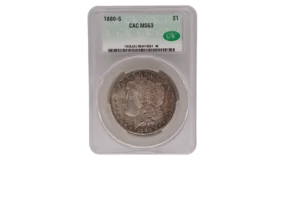 1880 S Morgan Dollar 1 Silver MS63