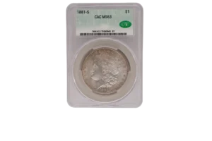 1881 S Morgan Dollar 1 Silver MS63