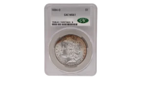 1884 O Morgan Dollar 1 Silver MS61