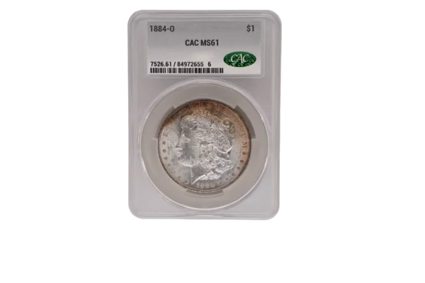1884 O Morgan Dollar 1 Silver MS61