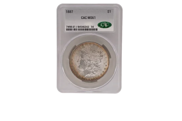 1887 Morgan Dollar 1 Silver MS61