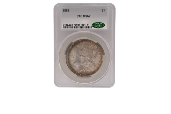 1887 Morgan Dollar 1 Silver MS62