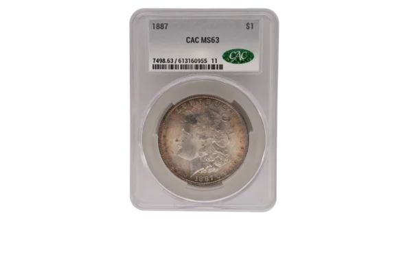 1887 Morgan Dollar 1 Silver MS63