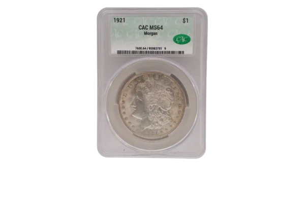 1921 Morgan Dollar 1 Silver MS64