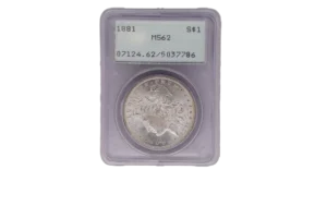 1881 Morgan Dollar 1 Silver MS62