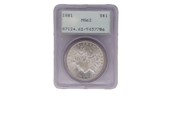 1881 Morgan Dollar 1 Silver MS62