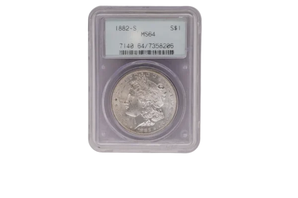 1882 S Morgan Dollar 1 Silver MS64