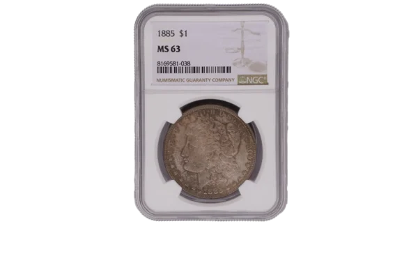 1885 Morgan Dollar 1 Silver MS63