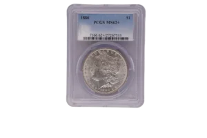 1886 Morgan Dollar 1 Silver MS62+