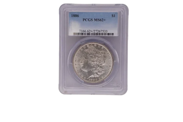 1886 Morgan Dollar 1 Silver MS62+