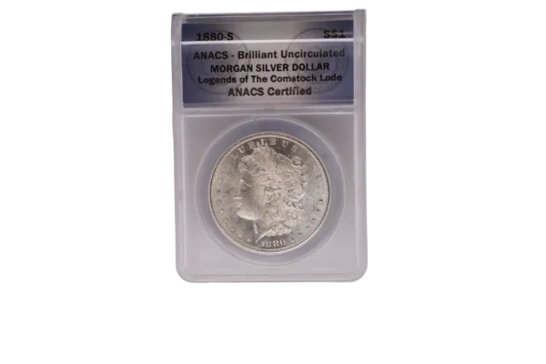 1880 S Morgan Dollar 1 Silver Brilliant Uncirculated