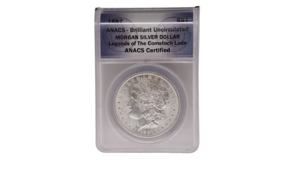 1887 Morgan Dollar 1 Silver Brilliant Uncirculated