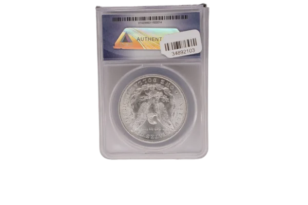 1887 Morgan Dollar 1 Silver Brilliant Uncirculated - Image 2