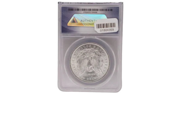 1890 Morgan Dollar 1 Silver Brilliant Uncirculated - Image 2