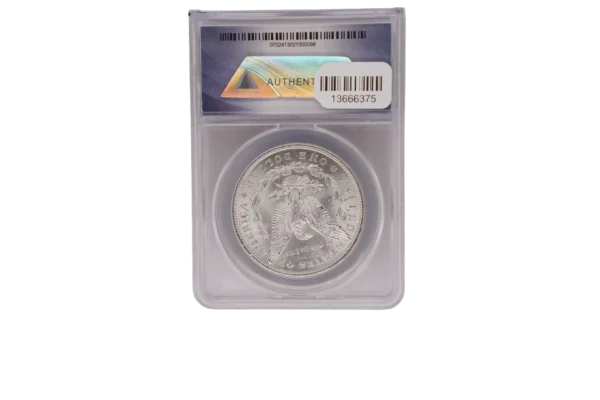 1896 Morgan Dollar 1 Silver Brilliant Uncirculated - Image 2