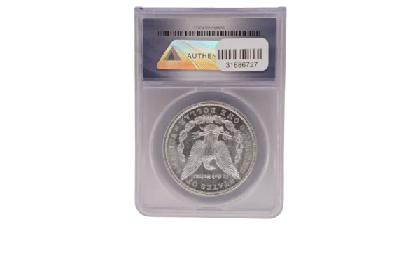 1904 O Morgan Dollar 1 Silver Brilliant Uncirculated - Image 2
