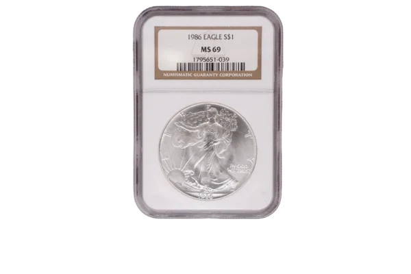 1986 Silver Eagle 1 Silver MS69
