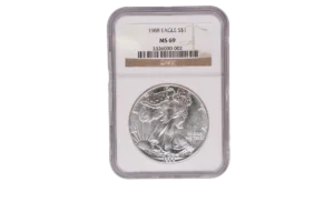 1988 Silver Eagle 1 Silver MS69