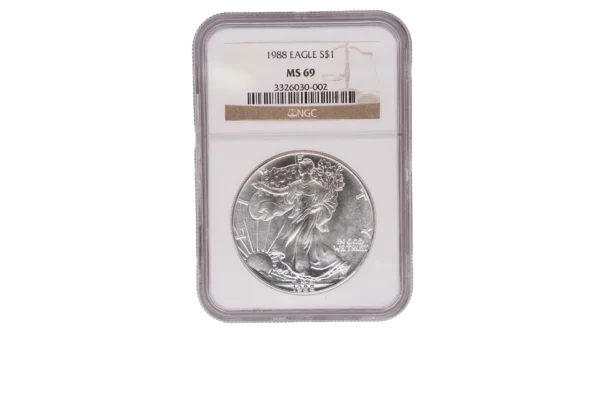 1988 Silver Eagle 1 Silver MS69