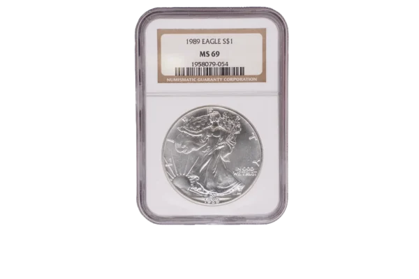 1989 Silver Eagle 1 Silver MS69