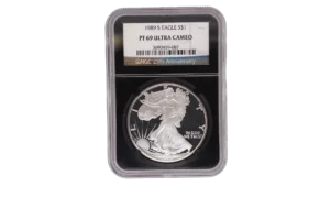 1989 S Silver Eagle 1 Silver PF69 Ultra Cameo