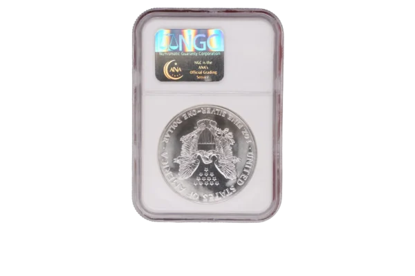 1990 Silver Eagle 1 Silver MS69 - Image 2
