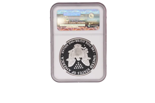 1992 S Silver Eagle 1 Silver PF69 Ultra Cameo - Image 2