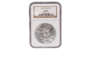 1992 Silver Eagle 1 Silver MS69