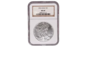 1993 Silver Eagle 1 Silver MS69