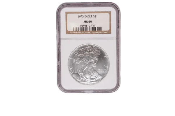1993 Silver Eagle 1 Silver MS69
