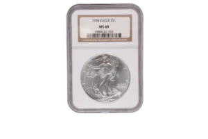 1994 Silver Eagle 1 Silver MS69