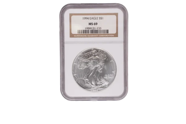 1994 Silver Eagle 1 Silver MS69