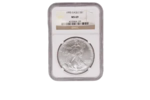 1995 Silver Eagle 1 Silver MS69