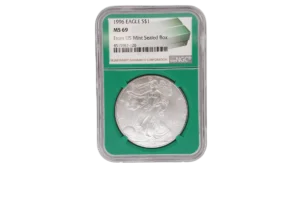 1996 Silver Eagle 1 Silver MS69