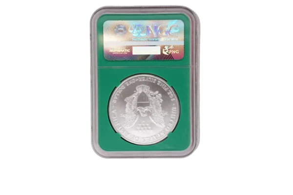 1997 Silver Eagle 1 Silver MS69 - Image 2