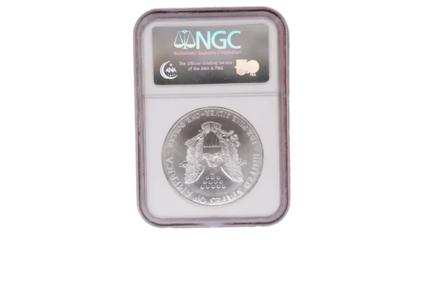 1998 Silver Eagle 1 Silver MS69 - Image 2