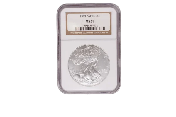 1999 Silver Eagle 1 Silver MS69