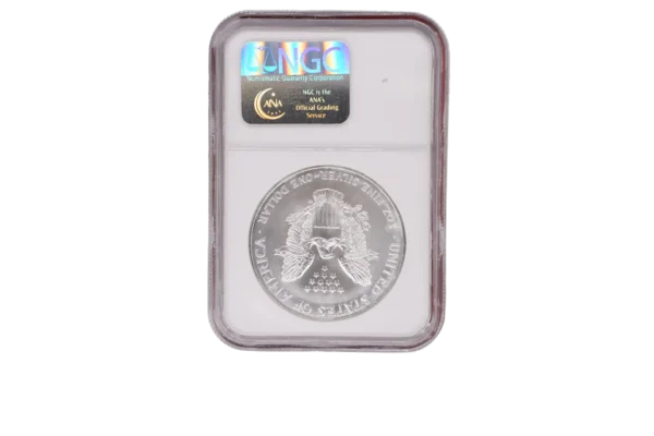 1999 Silver Eagle 1 Silver MS69 - Image 2