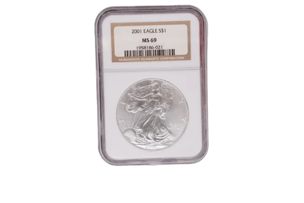2001 Silver Eagle 1 Silver MS69