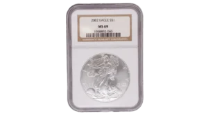 2002 Silver Eagle 1 Silver MS69