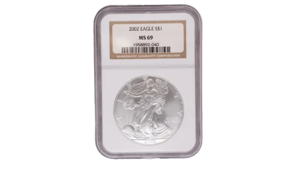 2002 Silver Eagle 1 Silver MS69