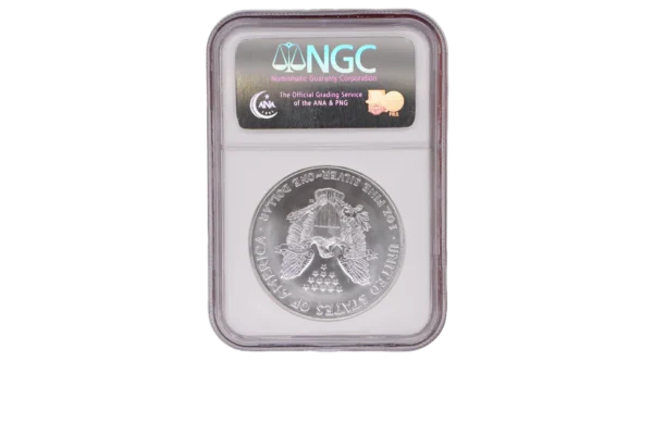 2002 Silver Eagle 1 Silver MS69 - Image 2