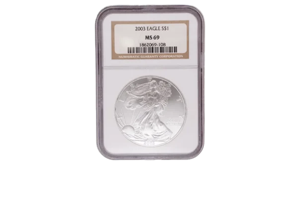 2003 Silver Eagle 1 Silver MS69
