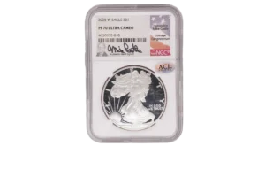 2005 Silver Eagle 1 Silver PF70 Ultra Cameo
