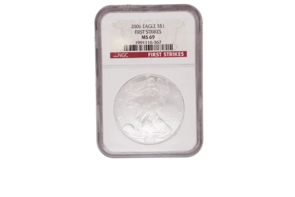 2006 Silver Eagle 1 Silver MS69