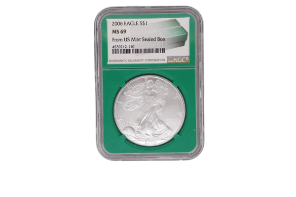 2006 Silver Eagle 1 Silver MS69