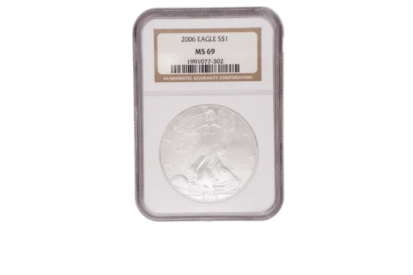 2006 Silver Eagle 1 Silver MS69